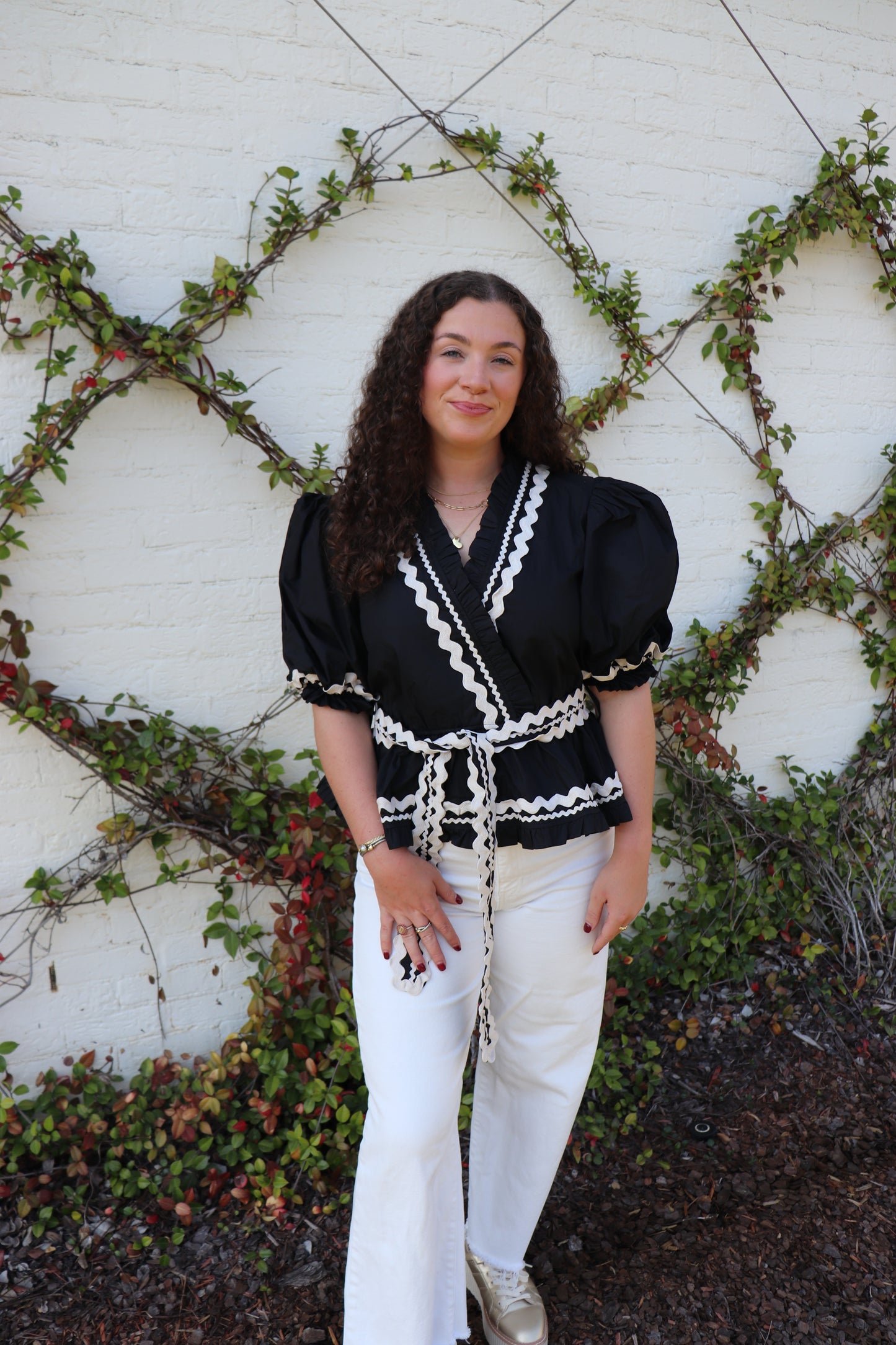 Ric Rac Trim Blouse