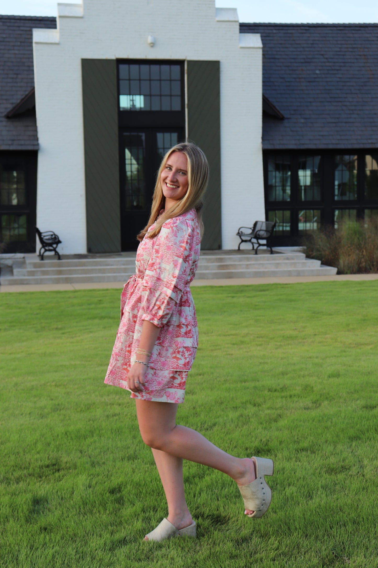 Toile Mini Dress