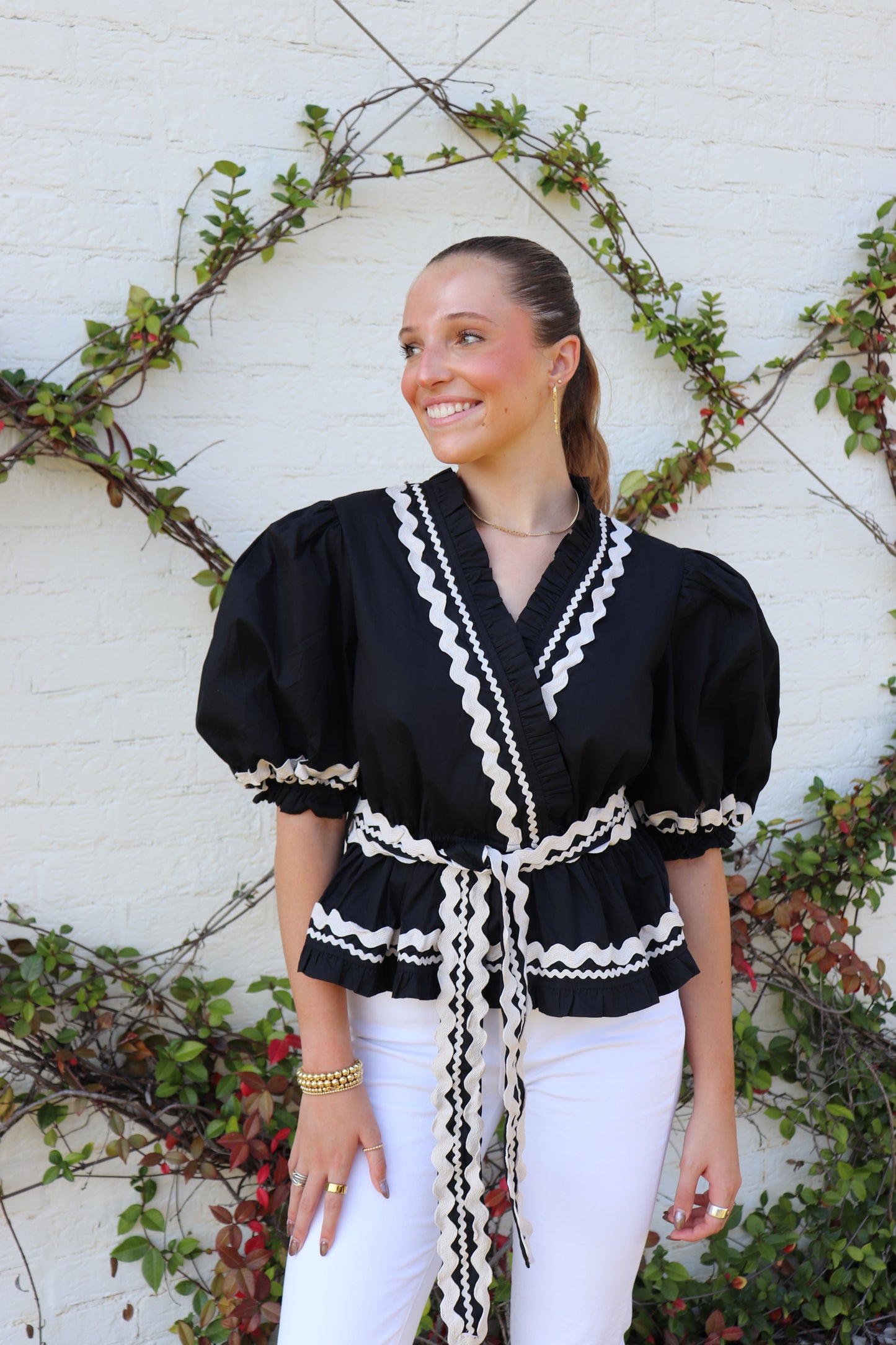 Ric Rac Trim Blouse