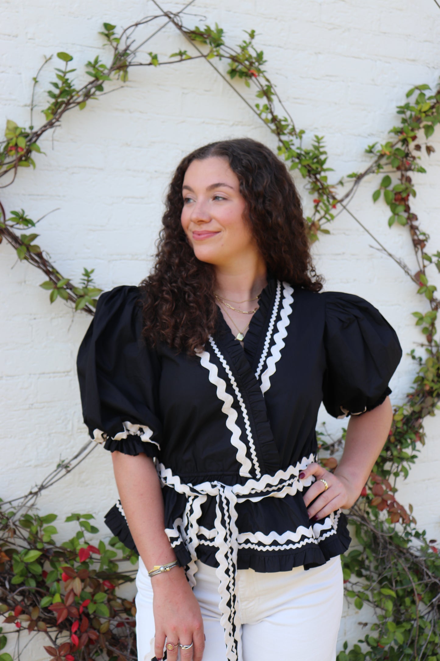 Ric Rac Trim Blouse