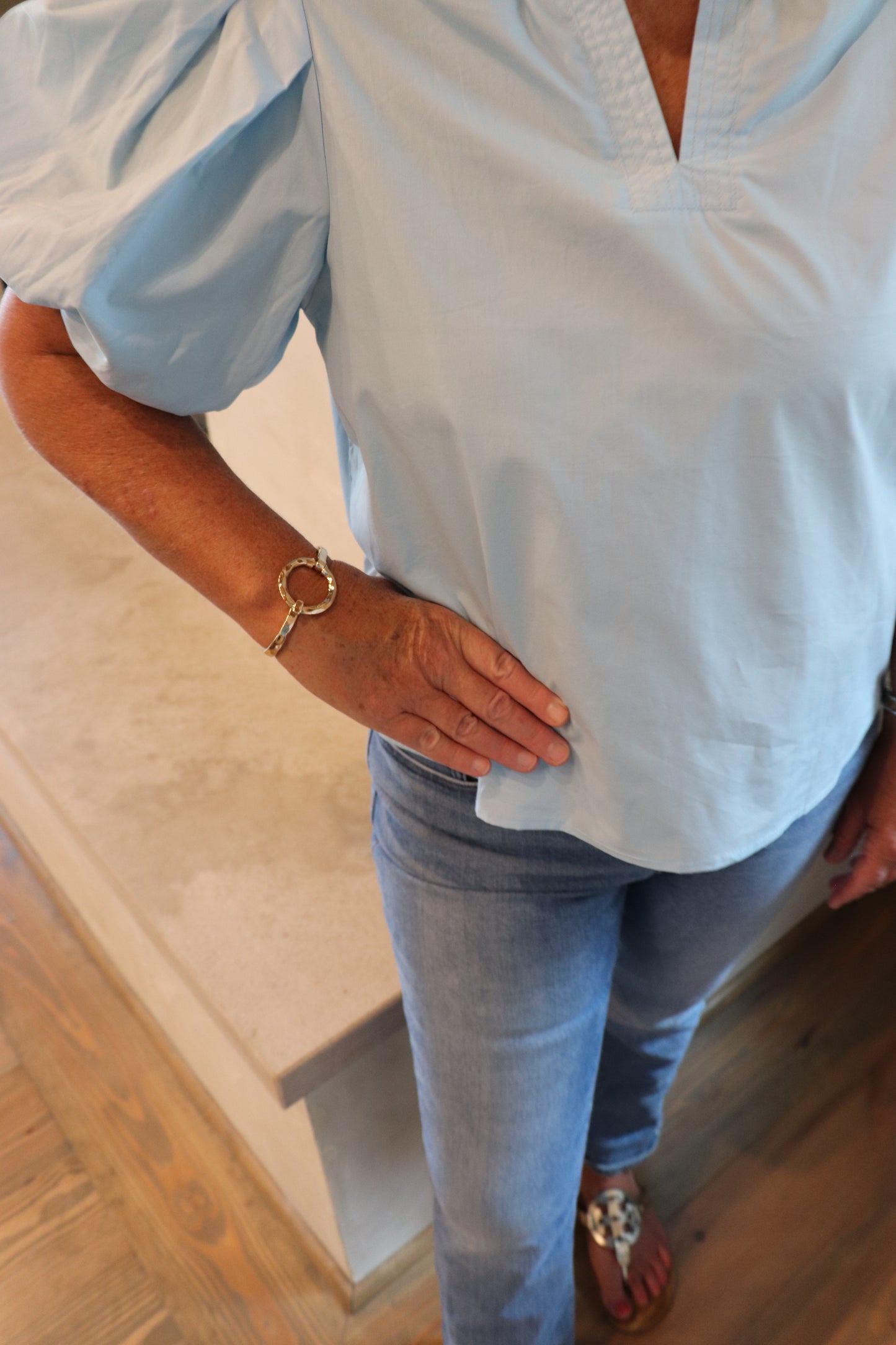 The Kelly Top - Baby Blue