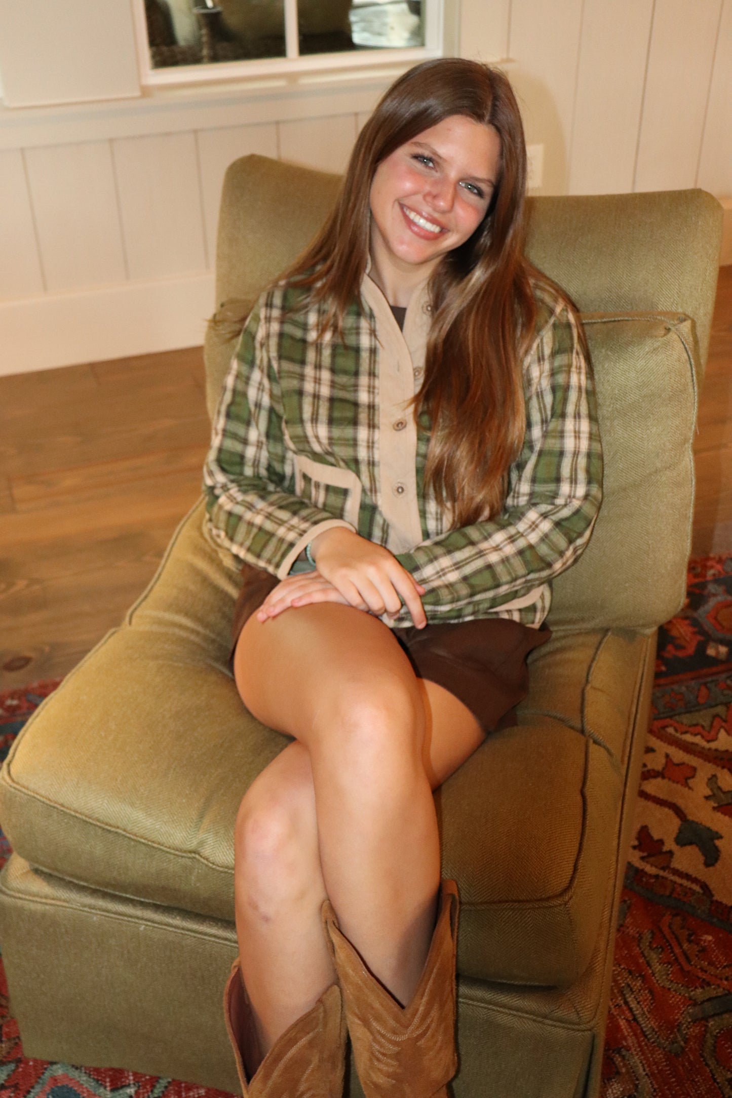 The Olive Plaid Jacket