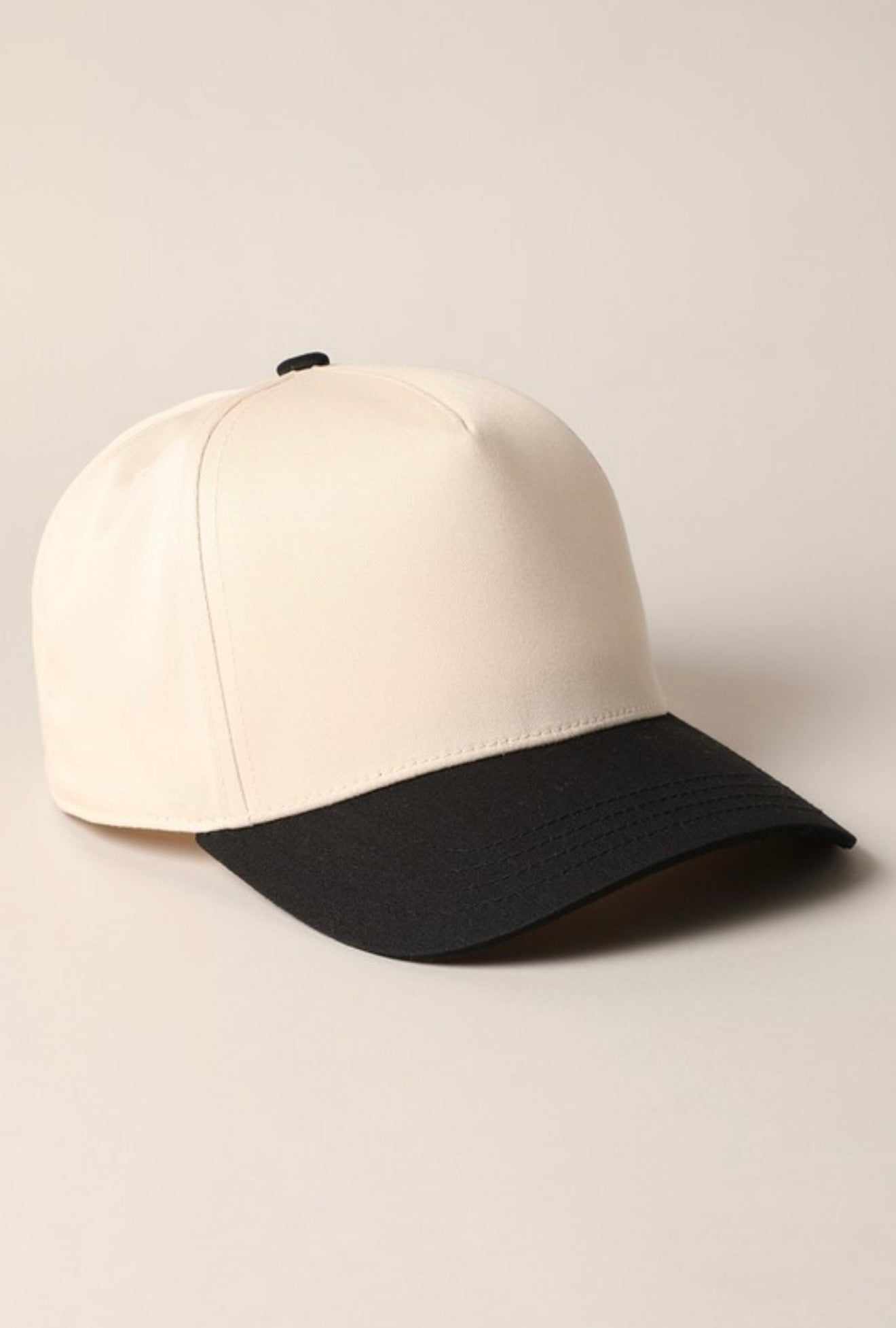 Two-Tone Canvas Trucker Cap