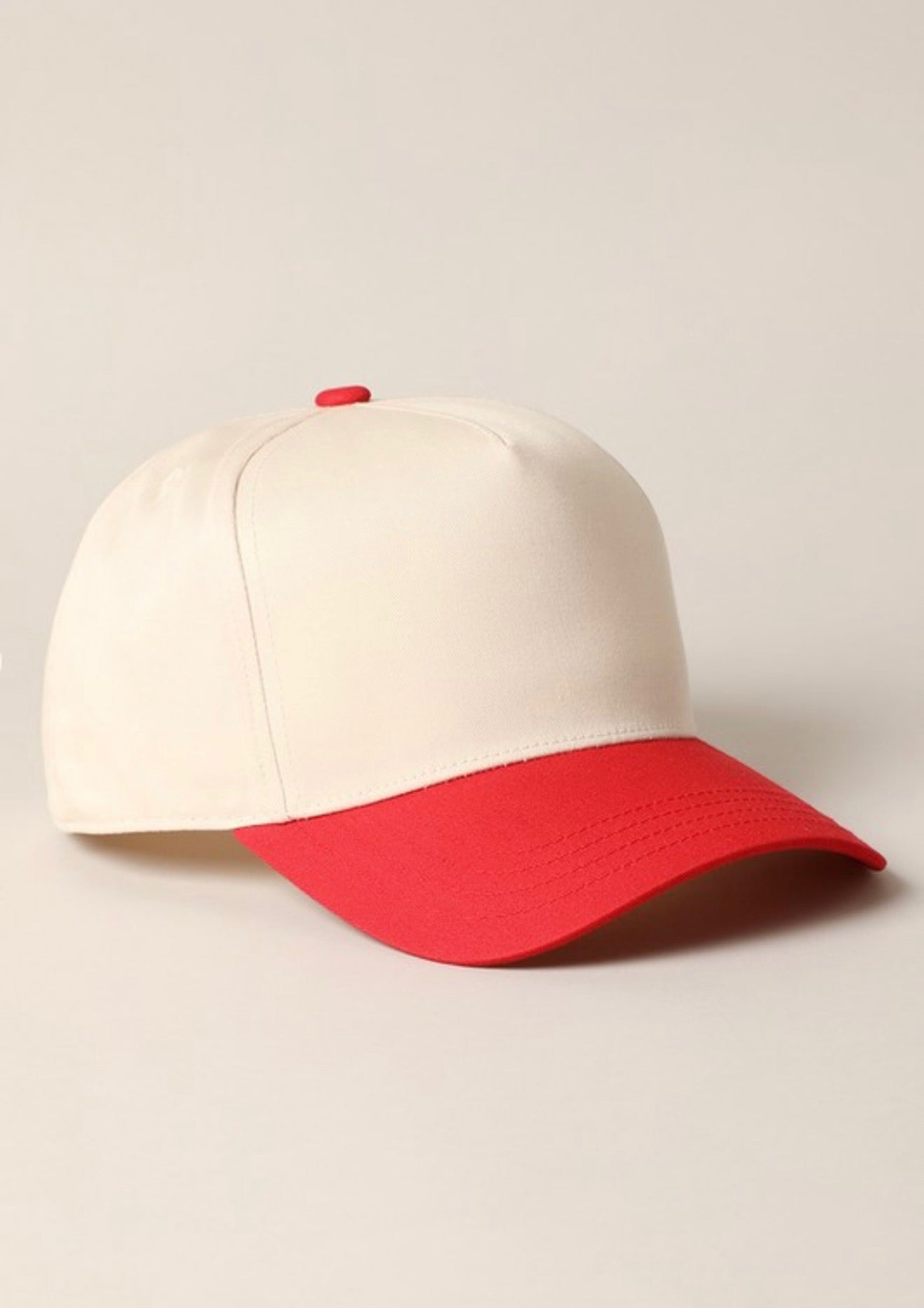 Two-Tone Canvas Trucker Cap
