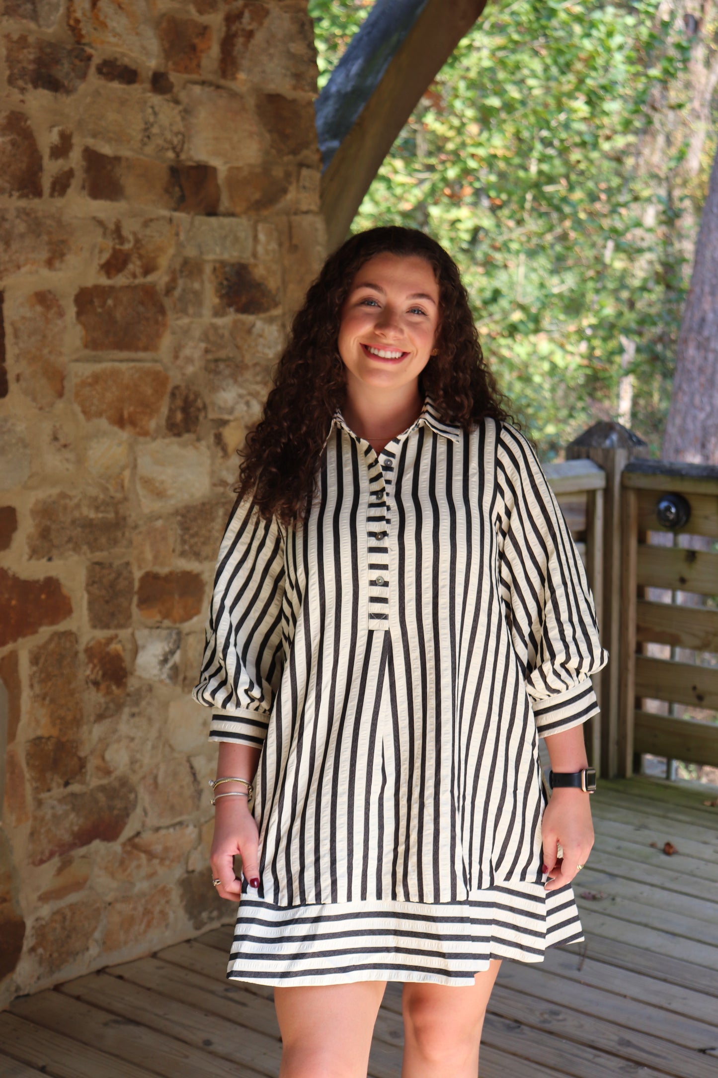 Stripe Mini Dress