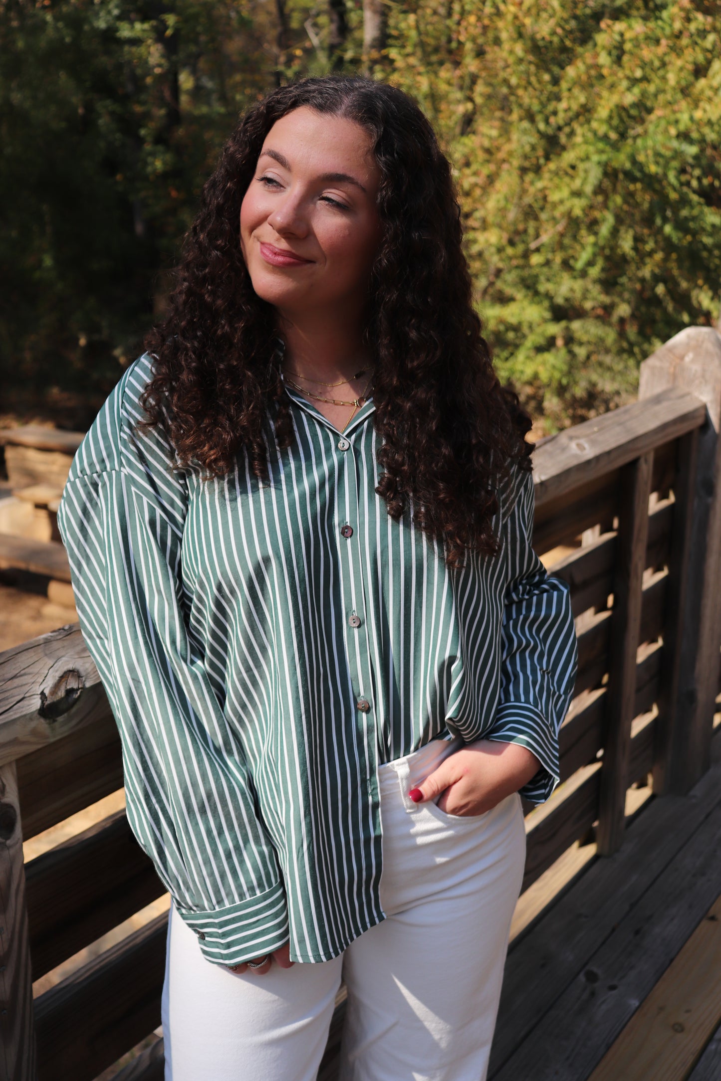 Oversized Stripe Top