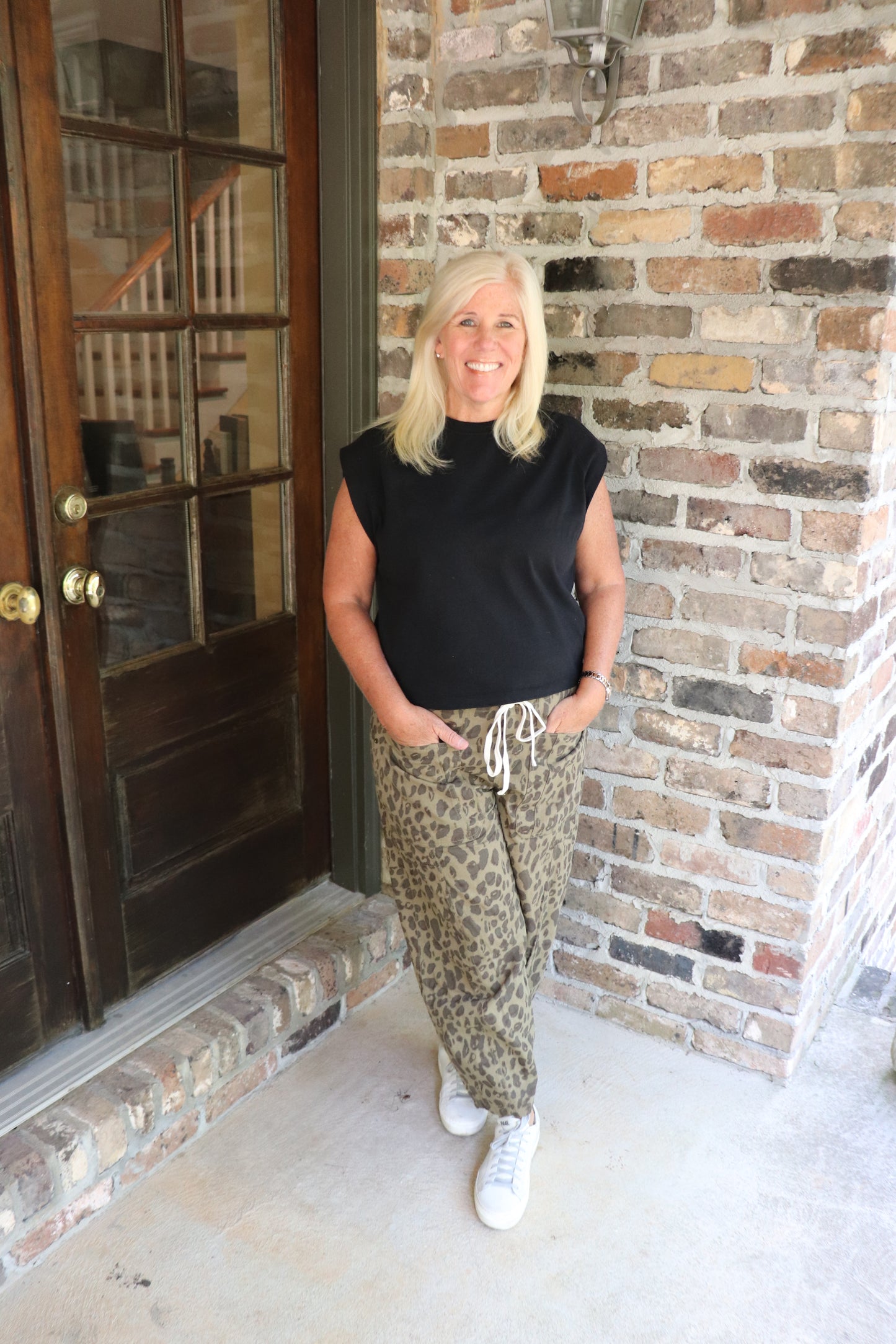 Olive Barrel Pants
