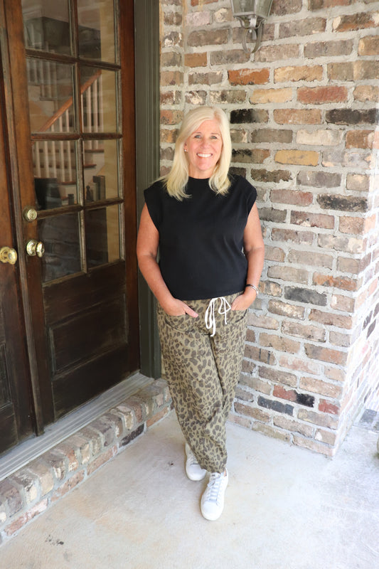Olive Barrel Pants