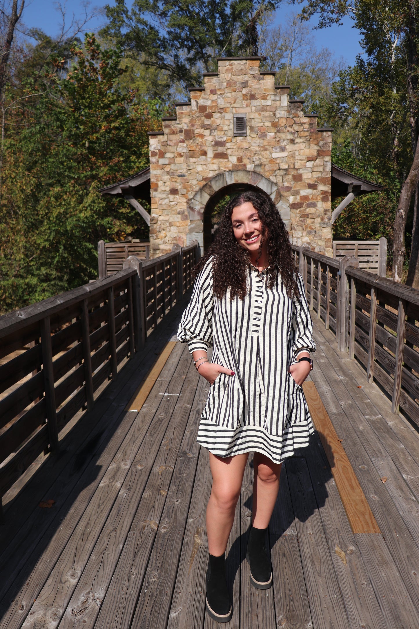 Stripe Mini Dress