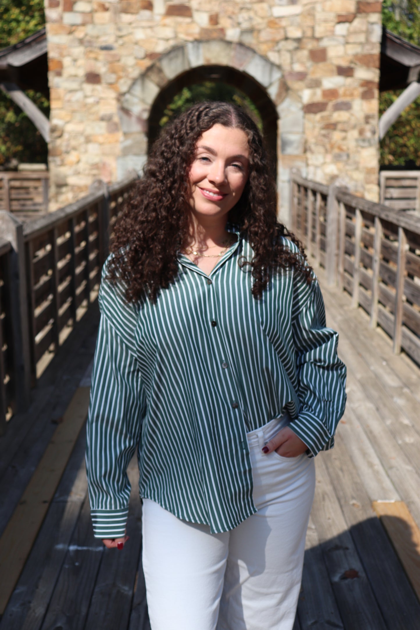 Oversized Stripe Top