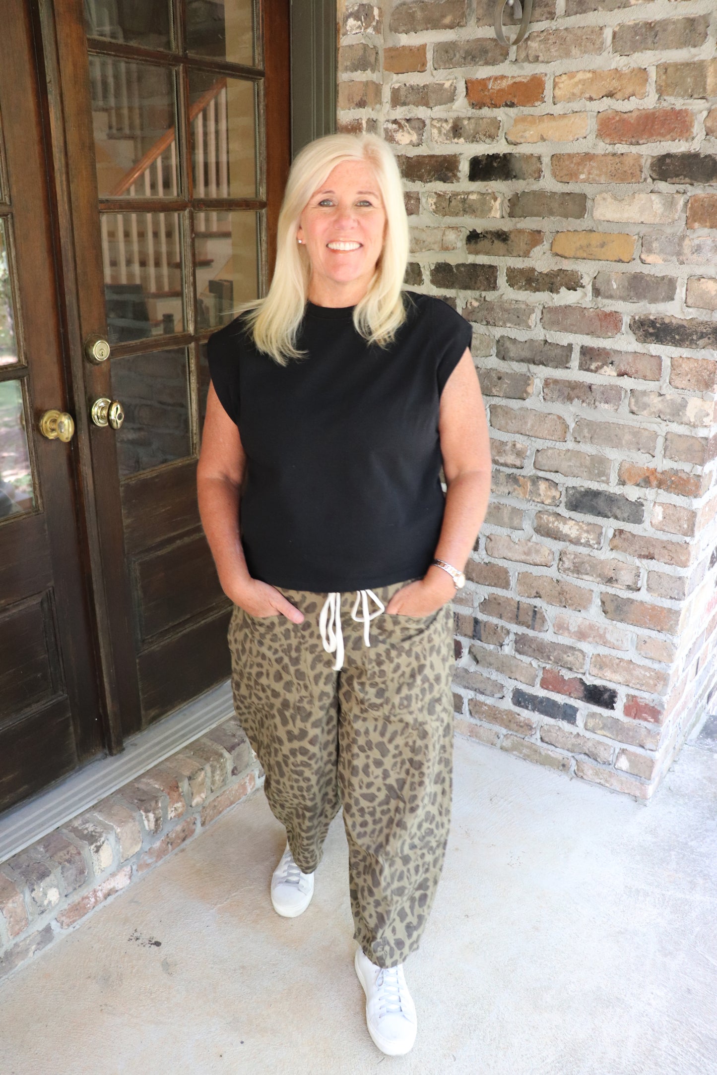 Olive Barrel Pants