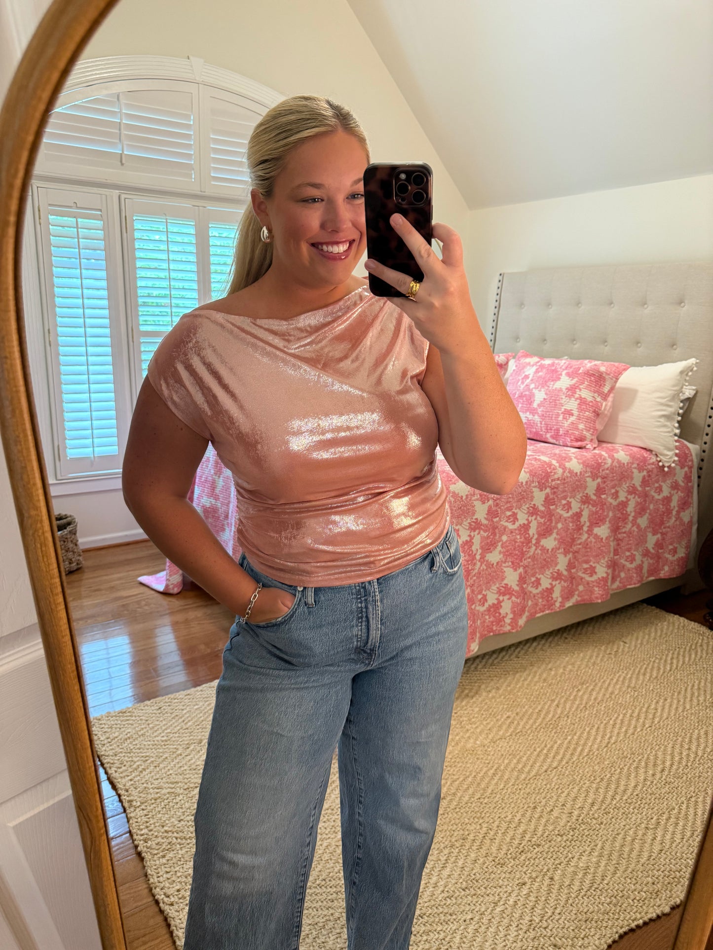 Pink "Going-Out" Top