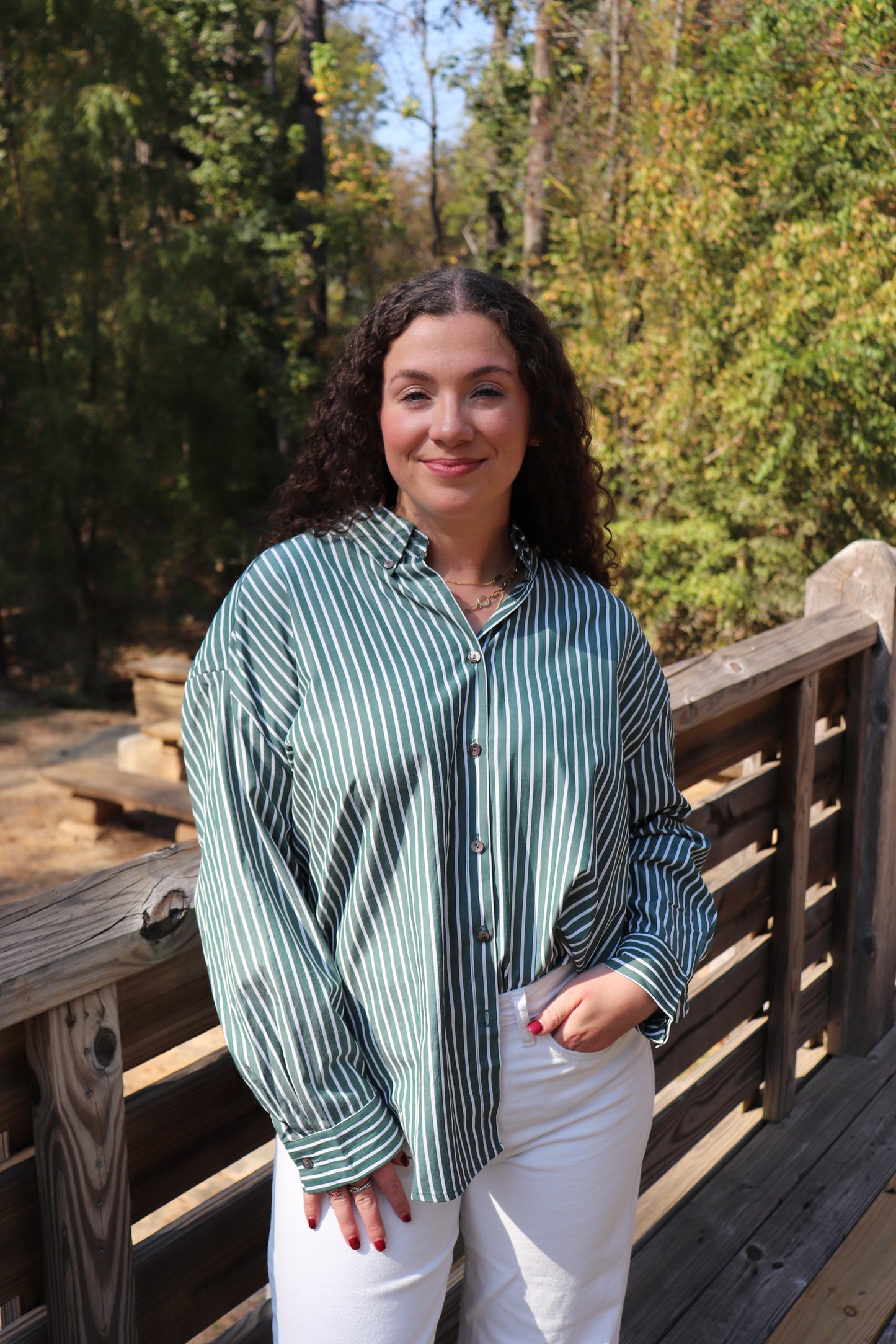 Oversized Stripe Top