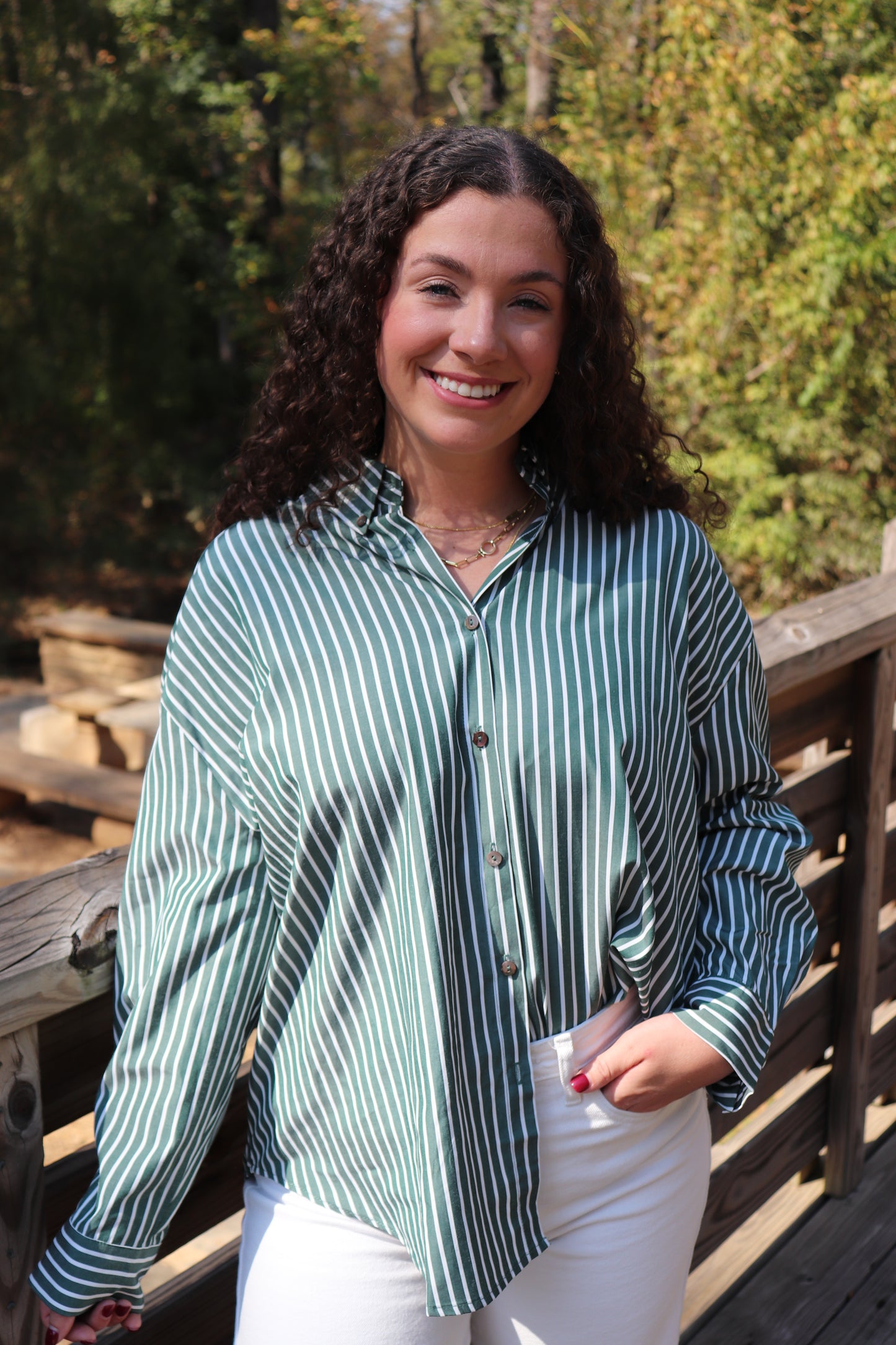 Oversized Stripe Top