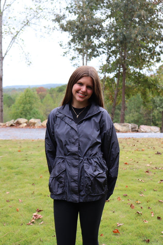 Charcoal Athletic Zip-Up