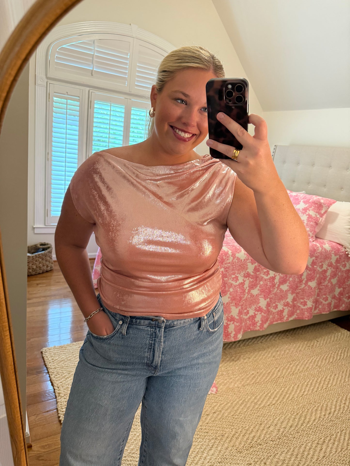 Pink "Going-Out" Top