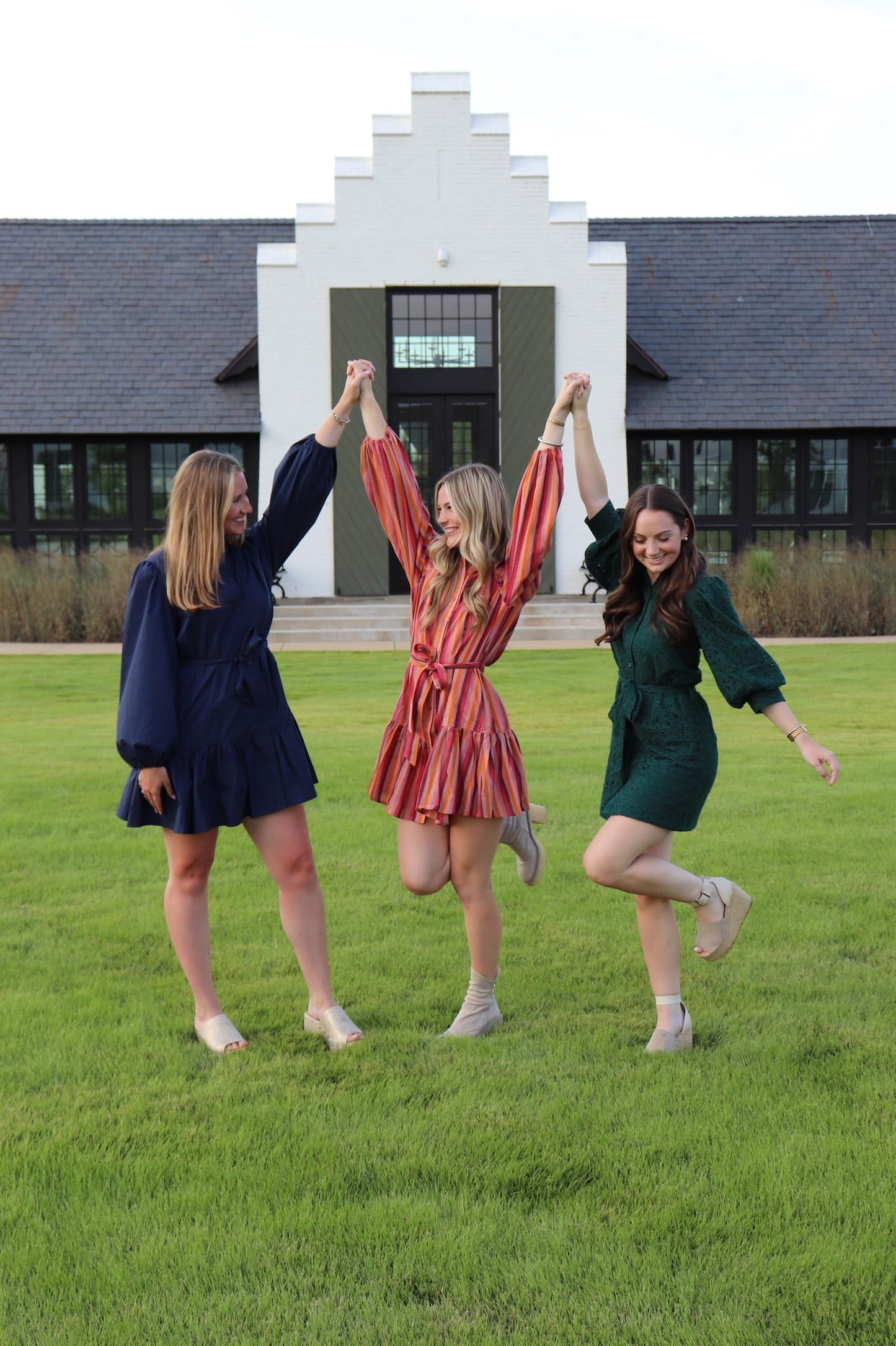 Eyelet Green Mini Dress