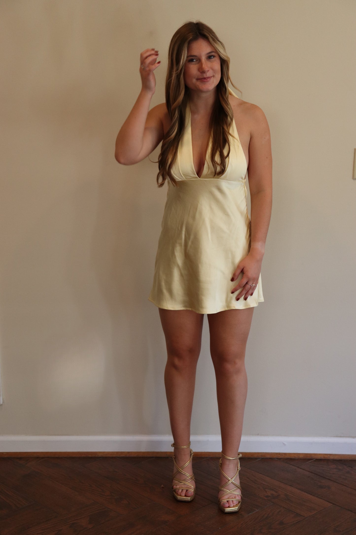 Yellow Mini Dress