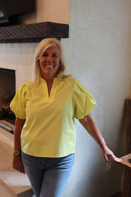 The Kelly Top - Yellow
