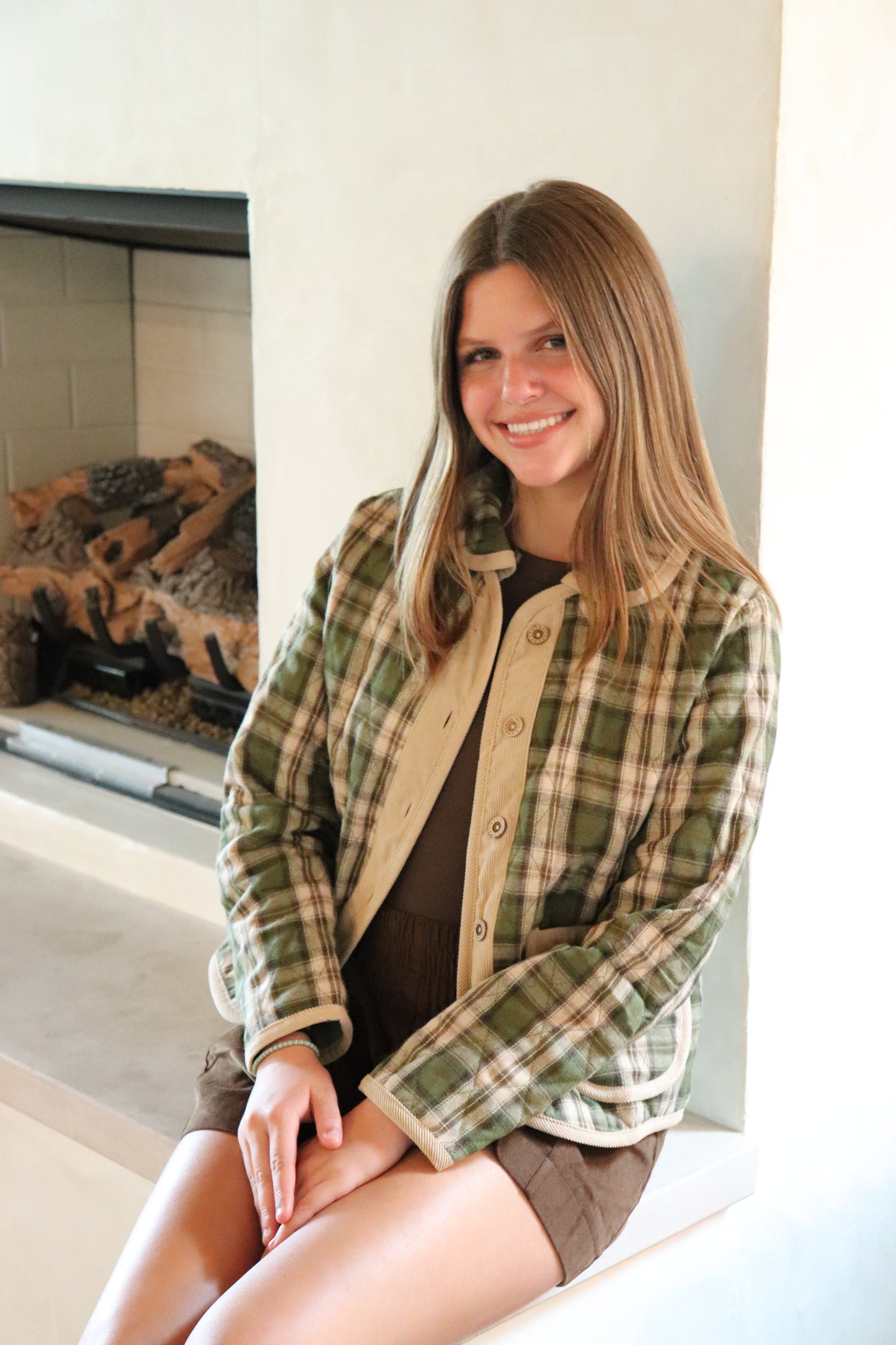 The Olive Plaid Jacket