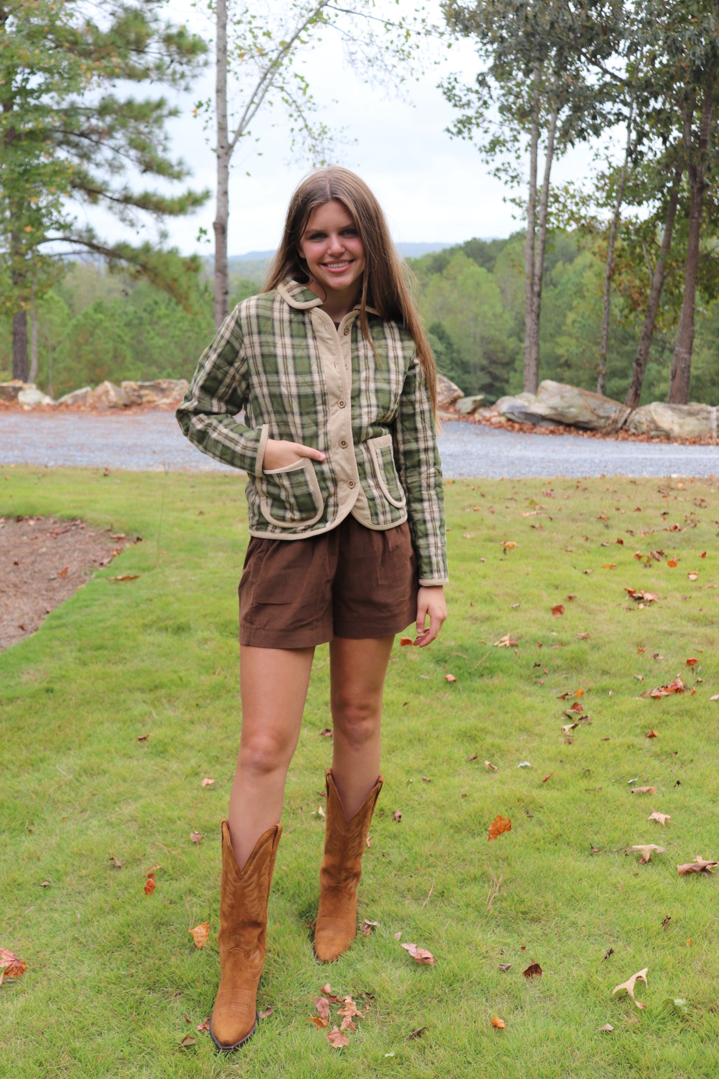 The Olive Plaid Jacket