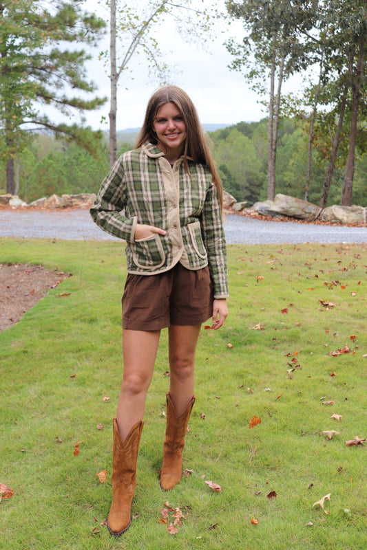 The Olive Plaid Jacket