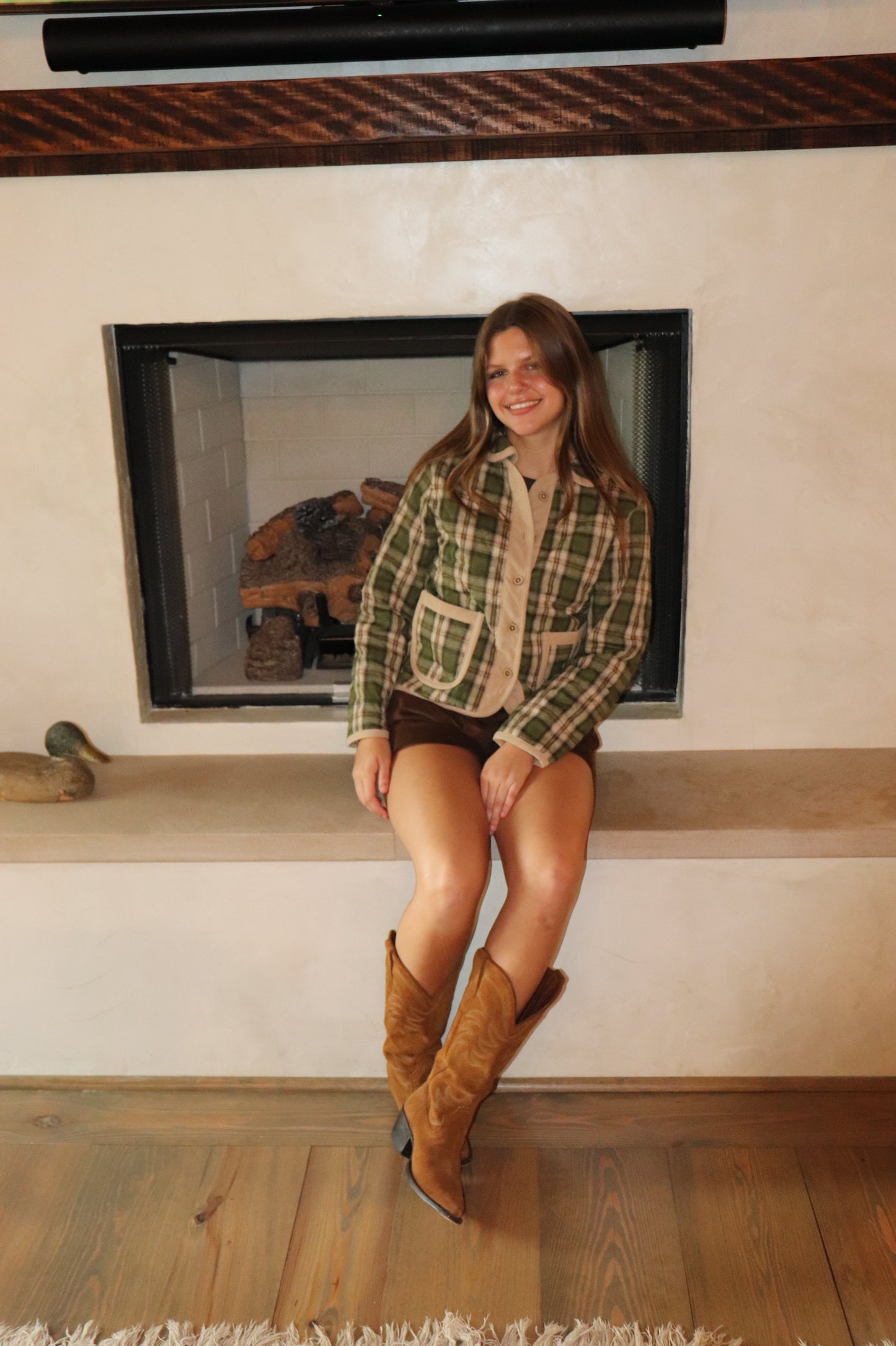 The Olive Plaid Jacket