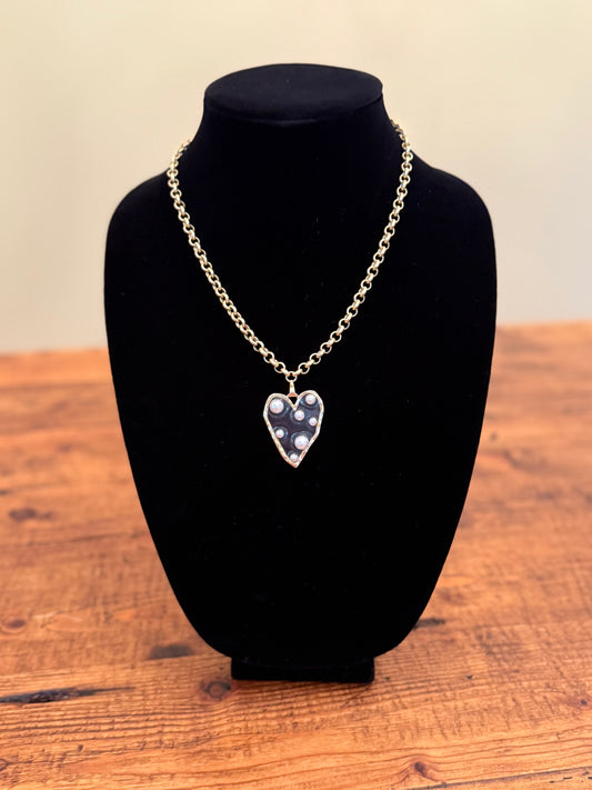 Pearl Heart Necklace